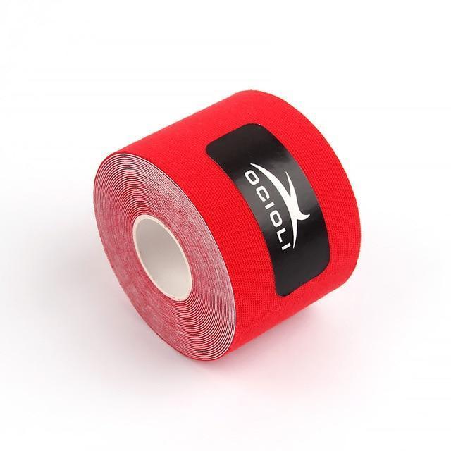5mx5cm Kinesio Taping Athletic Kinesiology Tape Sport Taping Strapping Good Quality Football Knee Muscle Kinesio Taping Strappin-Red-JadeMoghul Inc.