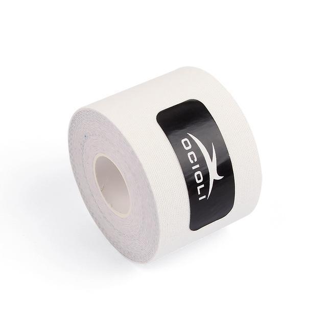 5mx5cm Kinesio Taping Athletic Kinesiology Tape Sport Taping Strapping Good Quality Football Knee Muscle Kinesio Taping Strappin-White-JadeMoghul Inc.
