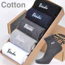 5Pairs/ Lot High Quality Bendu Brand Guarantee Men Cotton Socks Anti-Bacterial Breathable Comfort Man Short Sock Summer Autumn-Long Sock-JadeMoghul Inc.