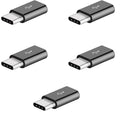 5PCS Micro USB To USB C Adapter Mobile Phone Adapter Microusb Connector for Huawei Xiaomi Samsung Galaxy A7 Adapter USB TypeC AExp