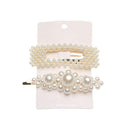 5Pcs/Set Fashion Pearl Hair Clip Snap Button Hair Pins for Women Sweet Pearl Hairpin Hair Clips Jewelry Lady Barrette Stick AExp