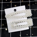 5Pcs/Set Fashion Pearl Hair Clip Snap Button Hair Pins for Women Sweet Pearl Hairpin Hair Clips Jewelry Lady Barrette Stick AExp