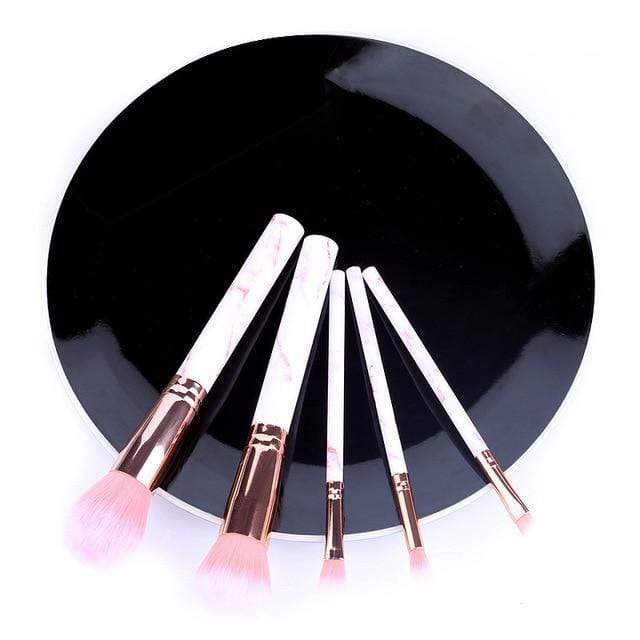 5pcs Soft Set Of Makeup Brushes kits For Highlighter Eye Cosmetic Powder Foundation Eye Shadow Cosmetics Professional Eyebrows AExp