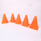 5pcs18CM Sign Bucket 6Inch Barrier Football Road Flat Training Cone Roller Pile Springback Marking Cup Symbol Sports Accessories