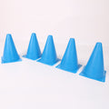 5pcs18CM Sign Bucket 6Inch Barrier Football Road Flat Training Cone Roller Pile Springback Marking Cup Symbol Sports Accessories