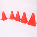 5pcs18CM Sign Bucket 6Inch Barrier Football Road Flat Training Cone Roller Pile Springback Marking Cup Symbol Sports Accessories