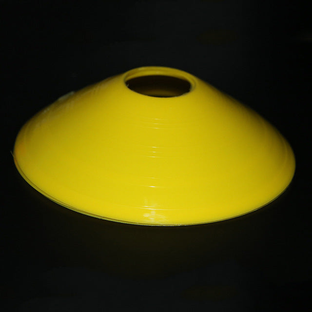5pcs18CM Sign Bucket 6Inch Barrier Football Road Flat Training Cone Roller Pile Springback Marking Cup Symbol Sports Accessories