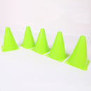 5pcs18CM Sign Bucket 6Inch Barrier Football Road Flat Training Cone Roller Pile Springback Marking Cup Symbol Sports Accessories