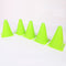 5pcs18CM Sign Bucket 6Inch Barrier Football Road Flat Training Cone Roller Pile Springback Marking Cup Symbol Sports Accessories