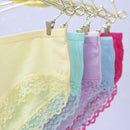 5pcs/lot cotton girls underwear solid low waist short briefs comfortable Antibacterial woman panties 100% brand new Freeshipping--JadeMoghul Inc.