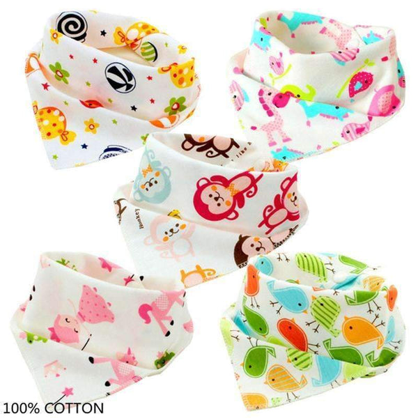 5pcs/lot Scarf Children BABY BIBS Bandana Bibs Baby Bib B9E-R58-A-JadeMoghul Inc.