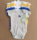 5PCS/LOT Unisex Top Quality Baby Rompers Short Sleeve Cottom O-Neck 0-12M Novel Newborn Boys&Girls Roupas de bebe Baby Clothes-baby clothes51-3M-JadeMoghul Inc.