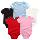 5PCS/LOT Unisex Top Quality Baby Rompers Short Sleeve Cottom O-Neck 0-12M Novel Newborn Boys&Girls Roupas de bebe Baby Clothes-baby clothes5121-3M-JadeMoghul Inc.