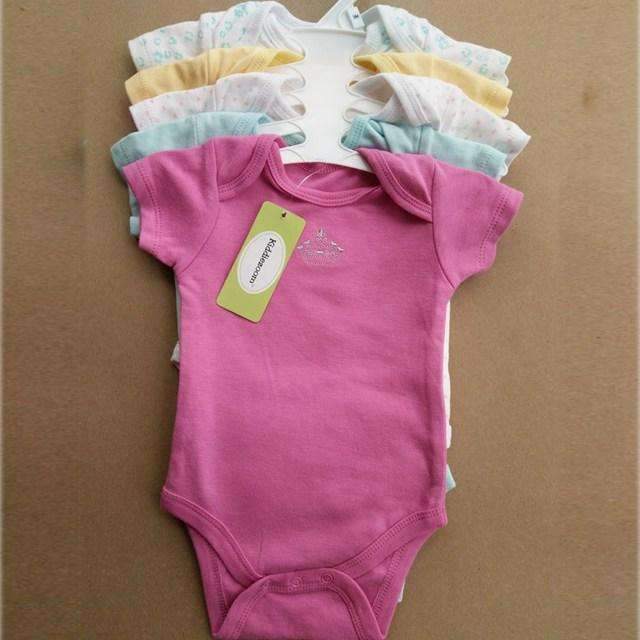 5PCS/LOT Unisex Top Quality Baby Rompers Short Sleeve Cottom O-Neck 0-12M Novel Newborn Boys&Girls Roupas de bebe Baby Clothes-baby clothes55-3M-JadeMoghul Inc.