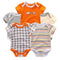 5PCS/LOT Unisex Top Quality Baby Rompers Short Sleeve Cottom O-Neck 0-12M Novel Newborn Boys&Girls Roupas de bebe Baby Clothes-baby clothesBDS5120-3M-JadeMoghul Inc.