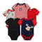 5PCS/LOT Unisex Top Quality Baby Rompers Short Sleeve Cottom O-Neck 0-12M Novel Newborn Boys&Girls Roupas de bebe Baby Clothes-cute bear-3M-JadeMoghul Inc.