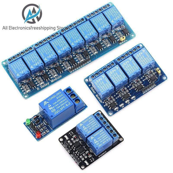 5v 12v 1 2 4 6 8 channel relay module with optocoupler Relay Output 1 2 4 6 8 way relay module for arduino In stock JadeMoghul Inc. 