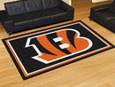 5x8 Rug 5x8 Rug NFL Cincinnati Bengals 5'x8' Plush Rug FANMATS