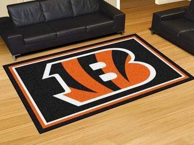 5x8 Rug 5x8 Rug NFL Cincinnati Bengals 5'x8' Plush Rug FANMATS