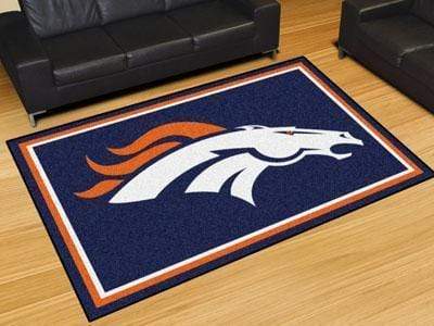 5x8 Rug 5x8 Rug NFL Denver Broncos 5'x8' Plush Rug FANMATS