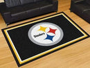 5x8 Rug 5x8 Rug NFL Pittsburgh Steelers 5'x8' Plush Rug FANMATS