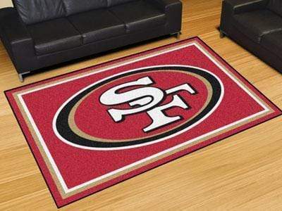 5x8 Rug 5x8 Rug NFL San Francisco 49ers 5'x8' Plush Rug FANMATS