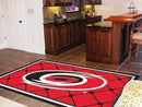 5x8 Rug 5x8 Rug NHL Carolina Hurricanes 5'x8' Plush Rug FANMATS