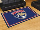 5x8 Rug 5x8 Rug NHL Florida Panthers 5'x8' Plush Rug FANMATS