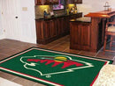 5x8 Rug 5x8 Rug NHL Minnesota Wild 5'x8' Plush Rug FANMATS