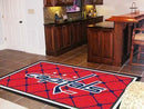 5x8 Rug 5x8 Rug NHL Washington Capitals 5'x8' Plush Rug FANMATS