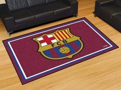 5x8 Rug 5x8 Rug Soccer  FCBarcelona 5x8 Plush Rug 59.5"x88" FANMATS