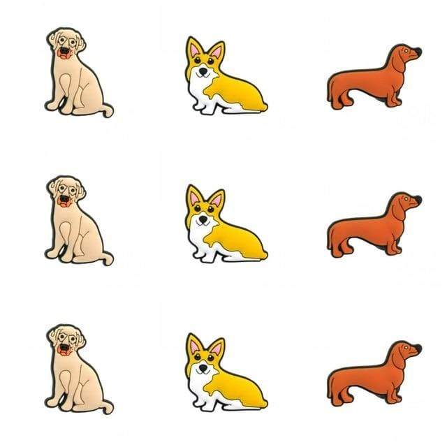 6-24pcs/Lot PVC Animal jIBZ Crystal Croc Charms Flowers Coffee Jibits Croc Shoe Charms Decorations Medical Accessories Kids Gift JadeMoghul Inc. 