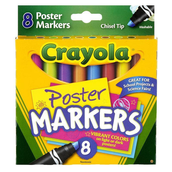 (6 BX) CRAYOLA 8CT PER BX POSTER-Arts & Crafts-JadeMoghul Inc.