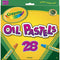 (6 BX) CRAYOLA OIL PASTELS 28 COLOR-Arts & Crafts-JadeMoghul Inc.