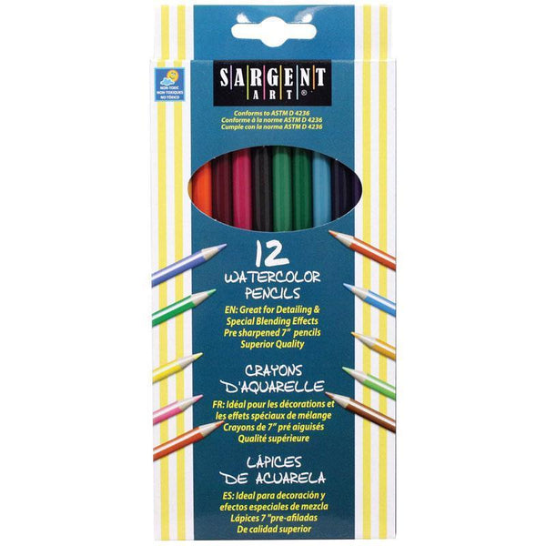 (6 BX) SARGENT WATERCOLOR PENCIL-Arts & Crafts-JadeMoghul Inc.