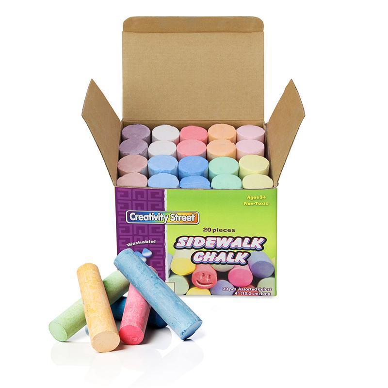 (6 BX) SIDEWALK CHALK 20 PER BX-Arts & Crafts-JadeMoghul Inc.