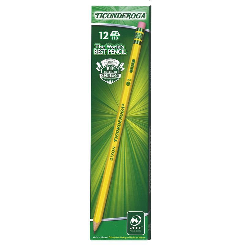 (6 DZ) DIXON TICONDEROGA NO 2-Arts & Crafts-JadeMoghul Inc.