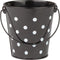 (6 Ea) Black Polka Dots Bucket-Learning Materials-JadeMoghul Inc.