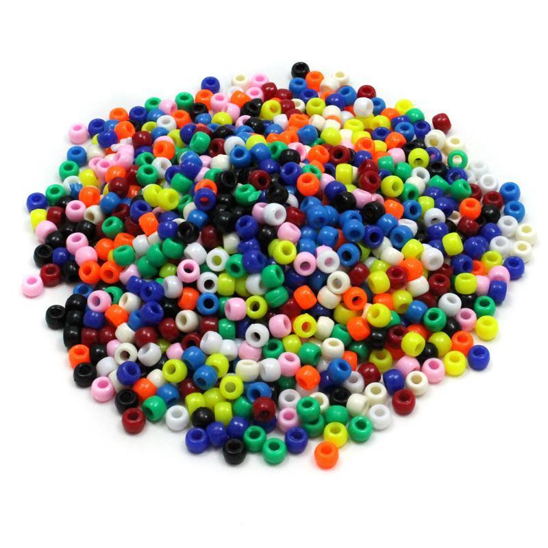 (6 EA) BRIGHT HUES PONY BEADS-Arts & Crafts-JadeMoghul Inc.