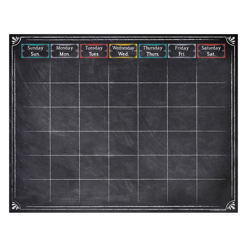 (6 EA) CHALK IT UP LARGE CALENDAR-Learning Materials-JadeMoghul Inc.