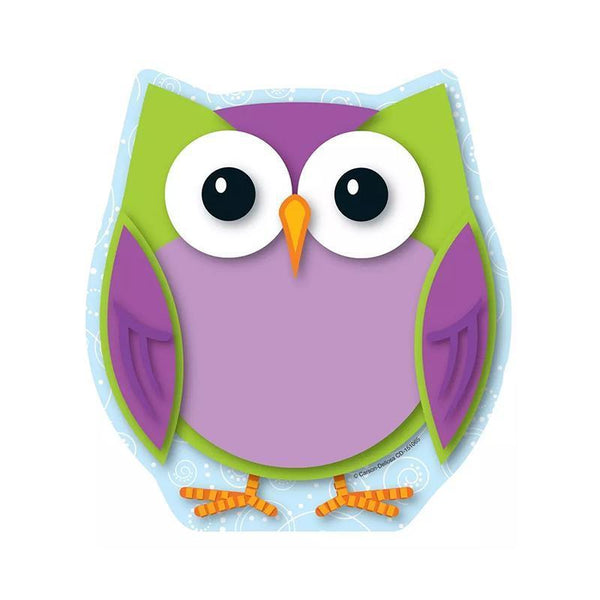 (6 EA) COLORFUL OWL NOTE PAD-Learning Materials-JadeMoghul Inc.