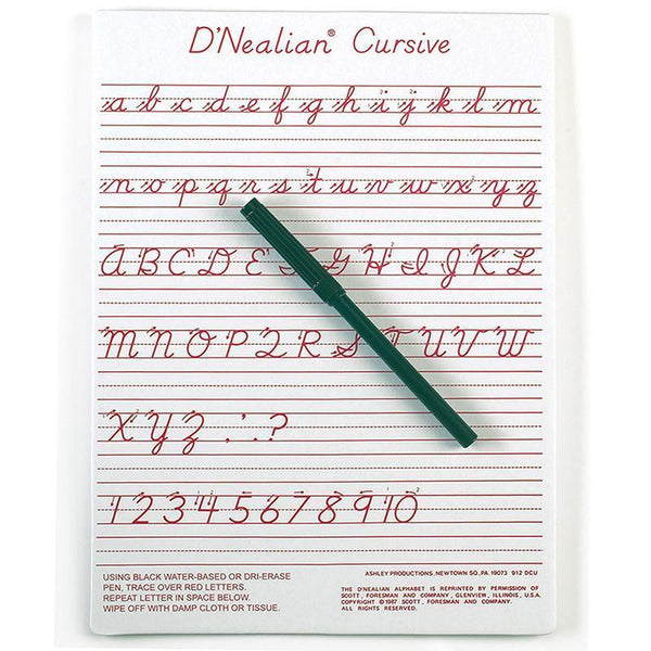 (6 Ea) Dnealian Cursive Write-On-Supplies-JadeMoghul Inc.