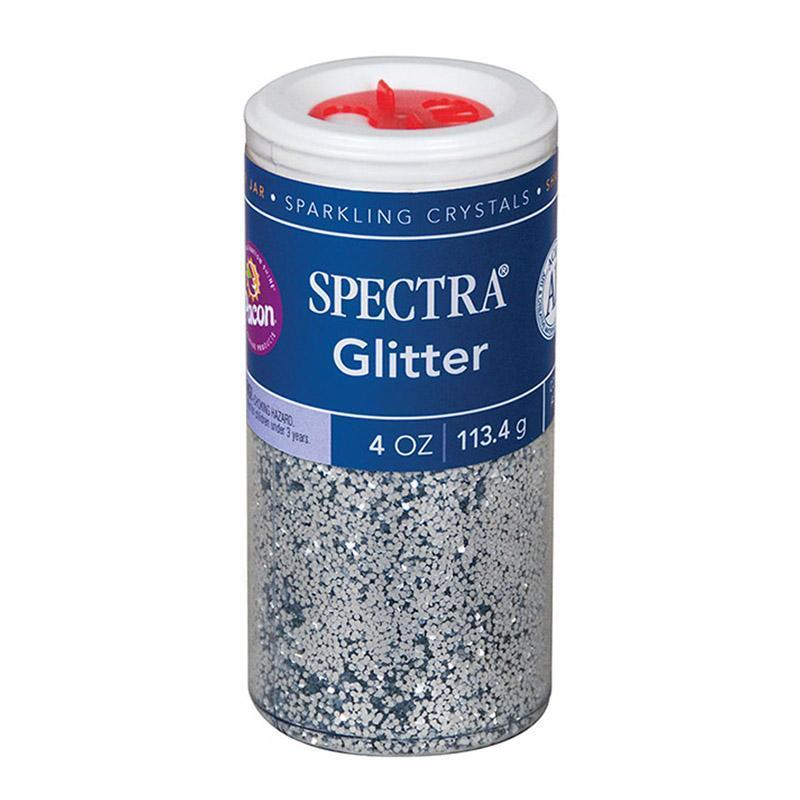 (6 EA) GLITTER 4OZ SILVER-Arts & Crafts-JadeMoghul Inc.