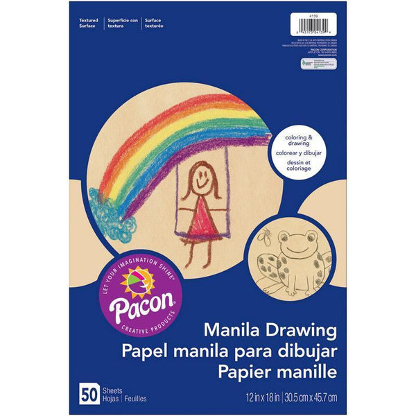 (6 EA) MANILA DRAWING PAPER 12X18-Arts & Crafts-JadeMoghul Inc.