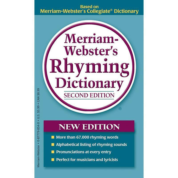 (6 EA) MERRIAM WEBSTER RHYMING-Learning Materials-JadeMoghul Inc.