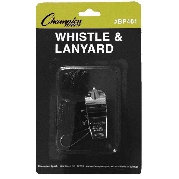 (6 EA) METAL WHISTLE AND LANYARD-Toys & Games-JadeMoghul Inc.