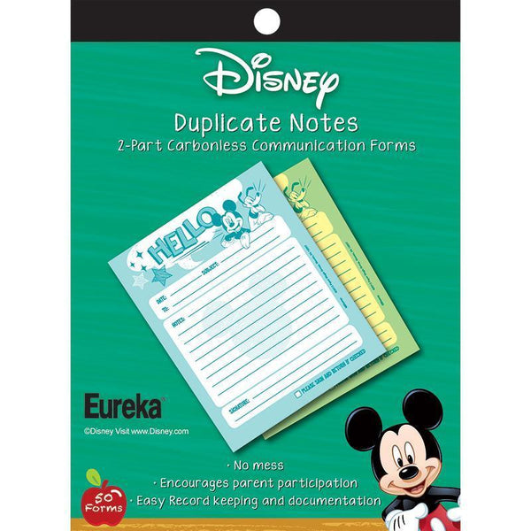 (6 EA) MICKEY HELLO DUPLICATE NOTES-Learning Materials-JadeMoghul Inc.