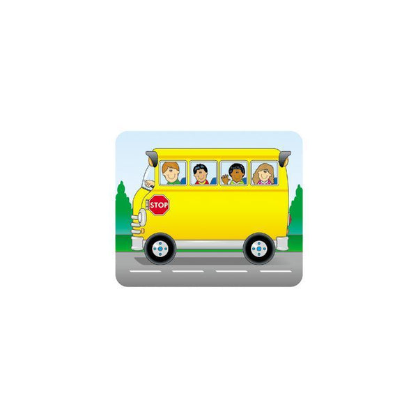 (6 EA) NAME TAGS SCHOOL BUS 40/PK-Learning Materials-JadeMoghul Inc.