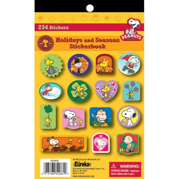 (6 EA) PEANUTS HOLIDAYS AND SEASONS-Learning Materials-JadeMoghul Inc.