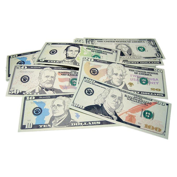 (6 Ea) Play Money Assorted Bills-Learning Materials-JadeMoghul Inc.